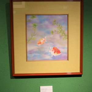 貴美子油彩画 ≪国美協≫TOMOYUKI・友之、『紺碧の富士山』、油彩画、F6号：40